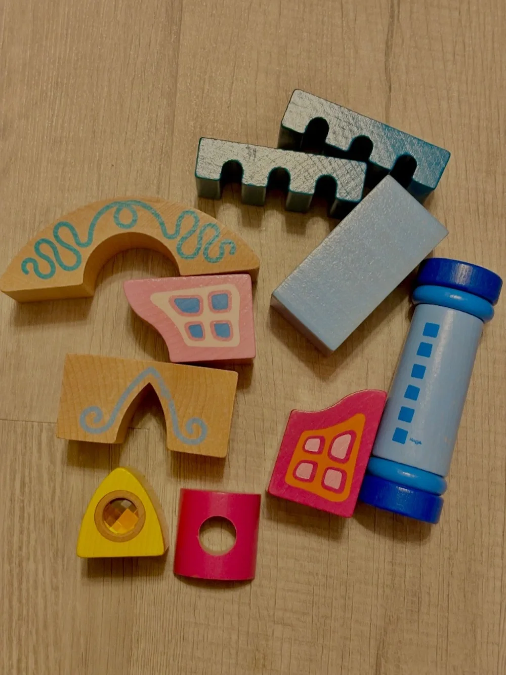 HABA Bausteine Sakrada Fantasy Princess Wooden Building Blocks Kids Toy Germany